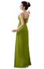 ColsBM Erin Green Oasis Informal A-line Spaghetti Sleeveless Floor Length Ruching Plus Size Bridesmaid Dresses
