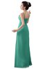 ColsBM Erin Mint Green Informal A-line Spaghetti Sleeveless Floor Length Ruching Plus Size Bridesmaid Dresses