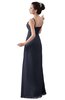 ColsBM Erin Nightshadow Blue Informal A-line Spaghetti Sleeveless Floor Length Ruching Plus Size Bridesmaid Dresses