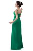 ColsBM Erin Pepper Green Informal A-line Spaghetti Sleeveless Floor Length Ruching Plus Size Bridesmaid Dresses