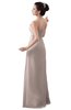 ColsBM Erin Silver Peony Informal A-line Spaghetti Sleeveless Floor Length Ruching Plus Size Bridesmaid Dresses