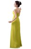 ColsBM Erin Yellow Iris Informal A-line Spaghetti Sleeveless Floor Length Ruching Plus Size Bridesmaid Dresses