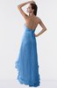 ColsBM Isabel Campanula Simple A-line Zipper Tea Length Paillette Plus Size Bridesmaid Dresses