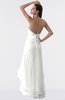 ColsBM Isabel Ivory Simple A-line Zipper Tea Length Paillette Plus Size Bridesmaid Dresses