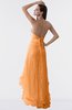 ColsBM Isabel Mango Simple A-line Zipper Tea Length Paillette Plus Size Bridesmaid Dresses