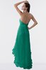 ColsBM Isabel Mint Simple A-line Zipper Tea Length Paillette Plus Size Bridesmaid Dresses