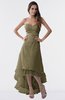 ColsBM Isabel Otter Simple A-line Zipper Tea Length Paillette Plus Size Bridesmaid Dresses