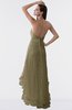 ColsBM Isabel Otter Simple A-line Zipper Tea Length Paillette Plus Size Bridesmaid Dresses