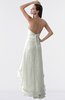 ColsBM Isabel Platinum Simple A-line Zipper Tea Length Paillette Plus Size Bridesmaid Dresses