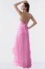 ColsBM Isabel Rosebloom Simple A-line Zipper Tea Length Paillette Plus Size Bridesmaid Dresses