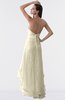 ColsBM Isabel Tan Simple A-line Zipper Tea Length Paillette Plus Size Bridesmaid Dresses