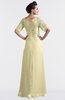 ColsBM Emilia Anise Flower Modest Sweetheart Short Sleeve Zip up Floor Length Plus Size Bridesmaid Dresses