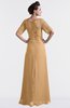 ColsBM Emilia Desert Mist Modest Sweetheart Short Sleeve Zip up Floor Length Plus Size Bridesmaid Dresses