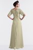 ColsBM Emilia Putty Modest Sweetheart Short Sleeve Zip up Floor Length Plus Size Bridesmaid Dresses