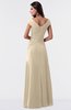ColsBM Madelyn Champagne Informal A-line Portrait Zipper Floor Length Ruching Plus Size Bridesmaid Dresses