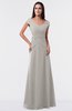 ColsBM Madelyn Hushed Violet Informal A-line Portrait Zipper Floor Length Ruching Plus Size Bridesmaid Dresses