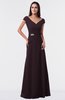 ColsBM Madelyn Italian Plum Informal A-line Portrait Zipper Floor Length Ruching Plus Size Bridesmaid Dresses