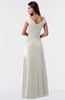 ColsBM Madelyn Off White Informal A-line Portrait Zipper Floor Length Ruching Plus Size Bridesmaid Dresses