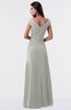 ColsBM Madelyn Platinum Informal A-line Portrait Zipper Floor Length Ruching Plus Size Bridesmaid Dresses