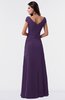 ColsBM Madelyn Violet Informal A-line Portrait Zipper Floor Length Ruching Plus Size Bridesmaid Dresses