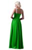ColsBM Cora Classic Green Cute A-line Scoop Sleeveless Zipper Beading Plus Size Bridesmaid Dresses