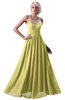 ColsBM Cora Daffodil Cute A-line Scoop Sleeveless Zipper Beading Plus Size Bridesmaid Dresses