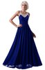 ColsBM Cora Electric Blue Cute A-line Scoop Sleeveless Zipper Beading Plus Size Bridesmaid Dresses