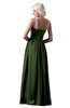 ColsBM Cora Garden Green Cute A-line Scoop Sleeveless Zipper Beading Plus Size Bridesmaid Dresses