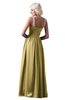 ColsBM Cora Gold Cute A-line Scoop Sleeveless Zipper Beading Plus Size Bridesmaid Dresses