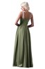 ColsBM Cora Moss Green Cute A-line Scoop Sleeveless Zipper Beading Plus Size Bridesmaid Dresses