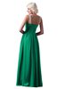 ColsBM Cora Pepper Green Cute A-line Scoop Sleeveless Zipper Beading Plus Size Bridesmaid Dresses