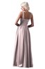ColsBM Cora Petal Pink Cute A-line Scoop Sleeveless Zipper Beading Plus Size Bridesmaid Dresses