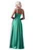 ColsBM Cora Seafoam Green Cute A-line Scoop Sleeveless Zipper Beading Plus Size Bridesmaid Dresses