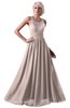 ColsBM Cora Silver Peony Cute A-line Scoop Sleeveless Zipper Beading Plus Size Bridesmaid Dresses