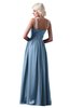 ColsBM Cora Sky Blue Cute A-line Scoop Sleeveless Zipper Beading Plus Size Bridesmaid Dresses