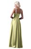 ColsBM Cora Wax Yellow Cute A-line Scoop Sleeveless Zipper Beading Plus Size Bridesmaid Dresses
