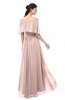 ColsBM Hana Dusty Rose Bridesmaid Dresses Romantic Short Sleeve Floor Length Pleated A-line Off The Shoulder