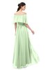 ColsBM Hana Seacrest Bridesmaid Dresses Romantic Short Sleeve Floor Length Pleated A-line Off The Shoulder