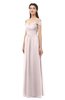 ColsBM Amirah Angel Wing Bridesmaid Dresses Halter Zip up Pleated Floor Length Elegant Short Sleeve