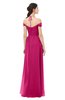 ColsBM Amirah Beetroot Purple Bridesmaid Dresses Halter Zip up Pleated Floor Length Elegant Short Sleeve
