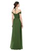 ColsBM Amirah Garden Green Bridesmaid Dresses Halter Zip up Pleated Floor Length Elegant Short Sleeve