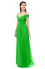 ColsBM Amirah Jasmine Green Bridesmaid Dresses Halter Zip up Pleated Floor Length Elegant Short Sleeve