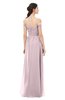 ColsBM Amirah Pale Lilac Bridesmaid Dresses Halter Zip up Pleated Floor Length Elegant Short Sleeve