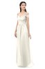 ColsBM Amirah Whisper White Bridesmaid Dresses Halter Zip up Pleated Floor Length Elegant Short Sleeve