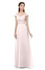 ColsBM Aspen Angel Wing Bridesmaid Dresses Off The Shoulder Elegant Short Sleeve Floor Length A-line Ruching