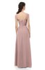 ColsBM Aspen Blush Pink Bridesmaid Dresses Off The Shoulder Elegant Short Sleeve Floor Length A-line Ruching