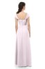 ColsBM Aspen Blush Bridesmaid Dresses Off The Shoulder Elegant Short Sleeve Floor Length A-line Ruching
