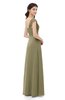 ColsBM Aspen Boa Bridesmaid Dresses Off The Shoulder Elegant Short Sleeve Floor Length A-line Ruching