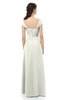 ColsBM Aspen Cream Bridesmaid Dresses Off The Shoulder Elegant Short Sleeve Floor Length A-line Ruching