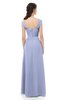 ColsBM Aspen Lavender Bridesmaid Dresses Off The Shoulder Elegant Short Sleeve Floor Length A-line Ruching